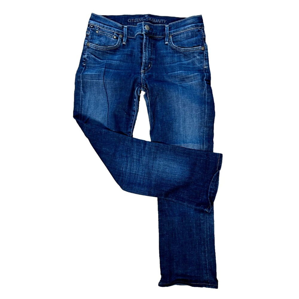 Citizens of Humanity Jeans Women's Blue Dark Wash Boot Cut Stretch Size 30